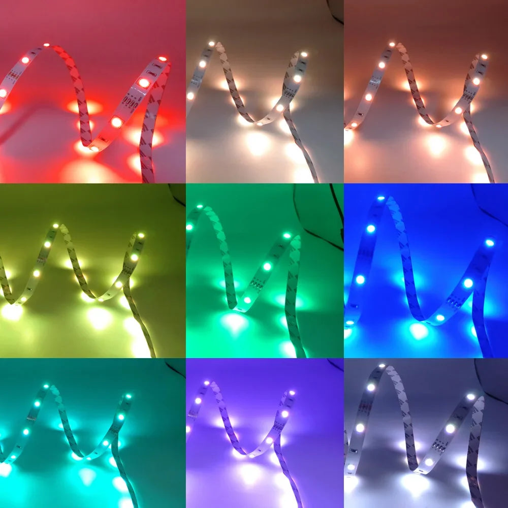 Led Tape 1-30M Usb Led Strip Light 5V Led Band with Wifi Bluetooth Remote Control Adhesive Ice String Led Fairy Lights Ribbon